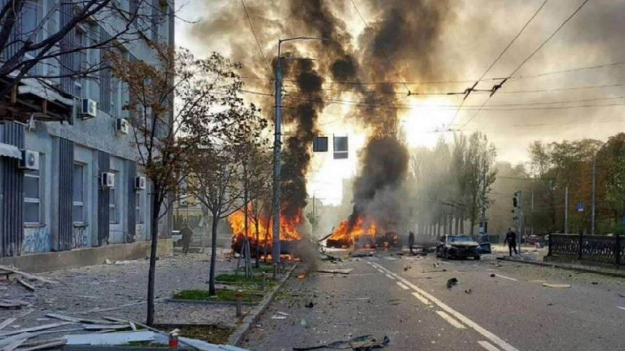 Россия наносит ракетные удары по инфраструктуре Украины