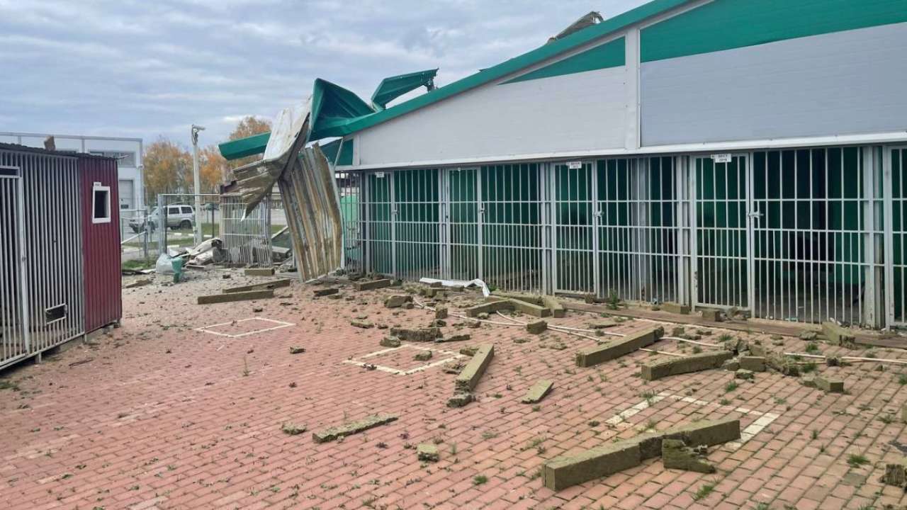 Украина разбомбила погранпереход в Шебекино в Белгородской области России