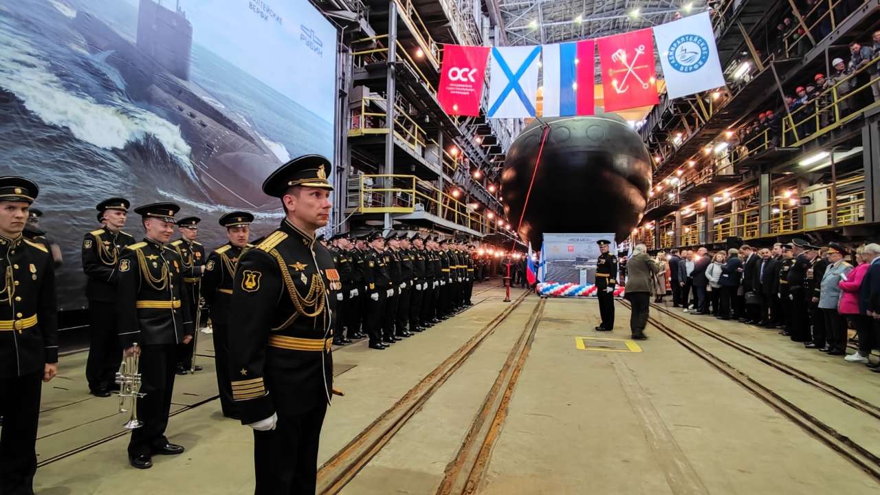 Новая подлодка «Можайск» спущена на воду