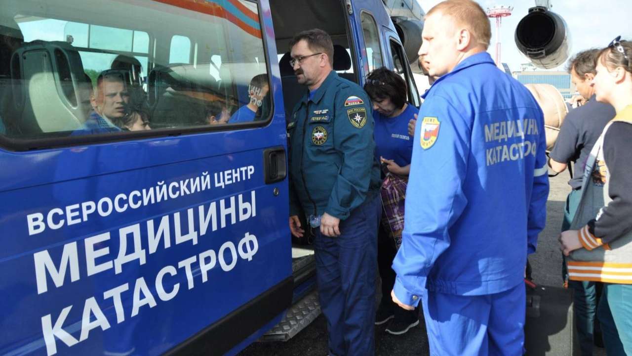 В Москве загорелся Всероссийский центр медицины катастроф