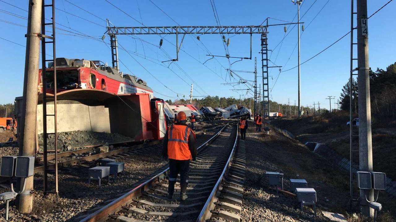 В Приамурье 20 вагонов сошли с рельс